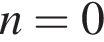 n=0
