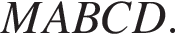 MABCD.