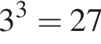 3 в кубе =27