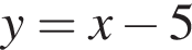 y=x минус 5