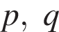 p,q
