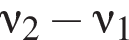 \nu _2 минус \nu _1