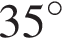 35 в сте­пе­ни левая круг­лая скоб­ка \circ пра­вая круг­лая скоб­ка 