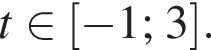 t при­над­ле­жит левая квад­рат­ная скоб­ка минус 1; 3 пра­вая квад­рат­ная скоб­ка .