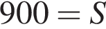 900=S 
