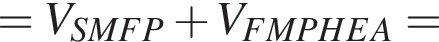 =V_SMFP плюс V_FMPHEA=