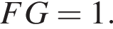 FG=1.