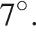7 гра­ду­сов.