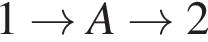 1\to A\to 2