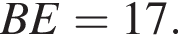 BE=17.
