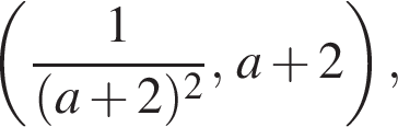  левая круг­лая скоб­ка дробь: чис­ли­тель: 1, зна­ме­на­тель: конец дроби левая круг­лая скоб­ка a плюс 2 пра­вая круг­лая скоб­ка в квад­ра­те , a плюс 2 пра­вая круг­лая скоб­ка , 
