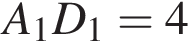  A_1D_1 = 4