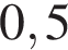 0,5