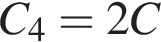 C_4=2C