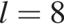 l=8