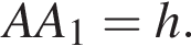 AA_1=h.