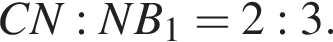 CN : NB_1 = 2 : 3.