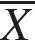  \overlineX