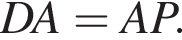 DA=AP.