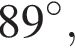 89 гра­ду­сов,