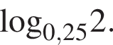 \log _0,252.