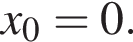 x_0=0.