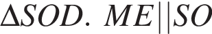 \Delta SOD.ME||SO