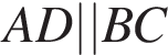 AD||BC