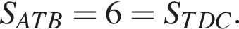 S_ATB =6 = S_TDC.