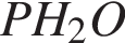 PH_2O