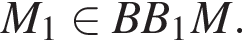 M_1 при­над­ле­жит BB_1M.