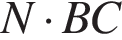 N умно­жить на BC
